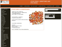 Tablet Screenshot of joyasrubio.com